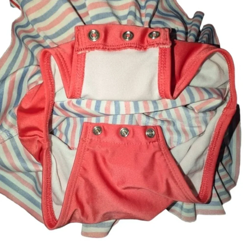 NEW Cat & Jack Long Sleeve One Piece Snap Crotch Toddler Swimsuit Swimming Suit